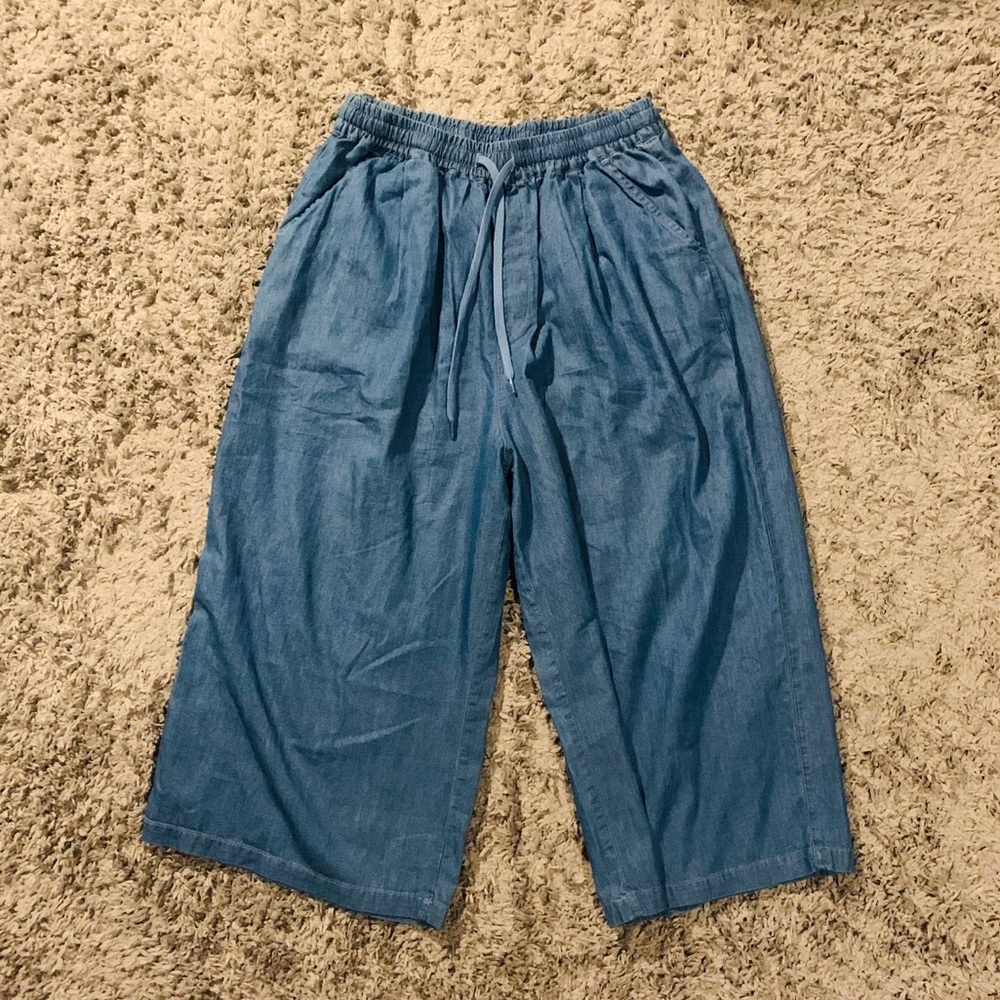 Blue Wide Legged Pants